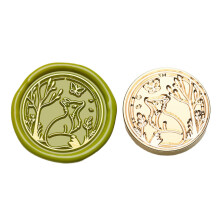 Rabbits Wax Seal Stamp Animal Series Sealing-Butterfly and Fox