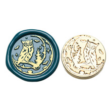 Brass Head Sealing Waxed Stamp Animal-Moonshadow Messenger