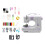 Electric Sewing Machine Adjustable Speed 12 Stitching Pattern-2 1