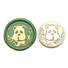 Brass Head Sealing Waxed Stamp Animal Series Wax-cute panda