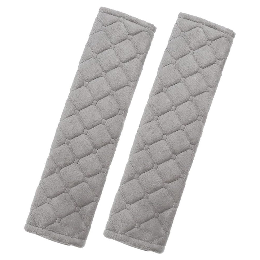 2 Piece Car Seat Belt Pads For Mercedesbenz Eclass W213 4Door 2016 Harness Pads Strap Covers Shoulder Pad Grey 9382693666833