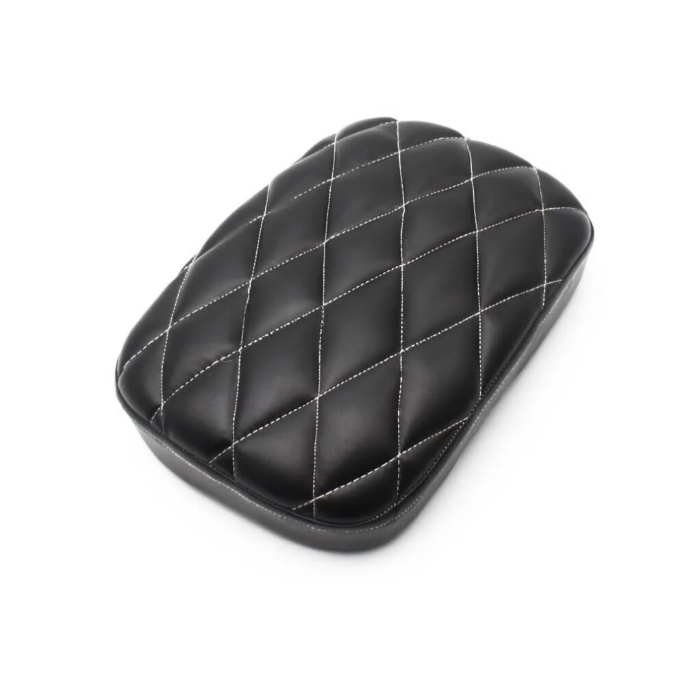 Motorcycle Passenger Seat Pu Leather Rear Pillion Pad With 8 Suction Cups For Harley Dyna Sportster Touring Cruiser Chopper Custom Color 6 9412369245755