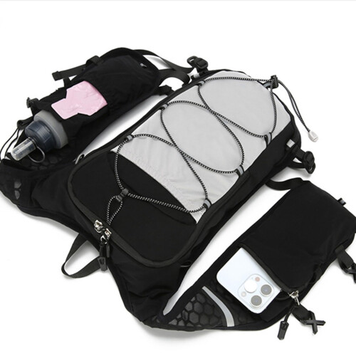 Hydration Backpack for Running, Hiking, Cycling, Camping Black A