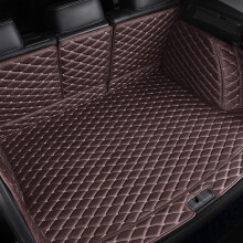 Car Trunk Mats Full Coverage Waterproof Trunk Liner for BMW 6 Series F12 F06 E63 G32 Coffee