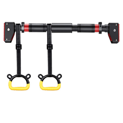 Pullup bars, portable wall mounted, training bar with safety lock, 75150 cm, 350 kg