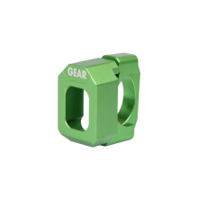 Motorcycle Gear Indicator with Bright LED Display for Suzuki VStrom DL650 and GSX1300R Green Bracket