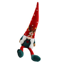 Tafeldecoraties voor de feestdagen met gebreide- vrouwelijk