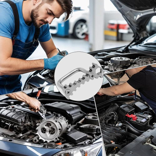 Engine Camshaft Pulley Locking Tool for Precise Engine Timing, Durable Steel Camshaft Timing Tool 2