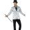 Smiffy's (L, Silver) Smiffys Mens Sequins Costume Jacket 1
