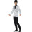 Smiffy's (L, Silver) Smiffys Mens Sequins Costume Jacket 3