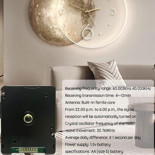 Delicate Quiet Clock Mechanism For Creative Timepieces-Shaft 24 2