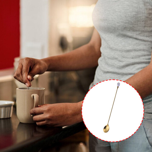 Coffee Serving Cutlery Cake Spoon-Transparent color 1