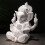 Sculpture d'éléphant Ganeshas en grès élégante pour-Sable blanc 6