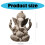 Sculpture d'éléphant Ganeshas en grès élégante pour-Sable blanc 4