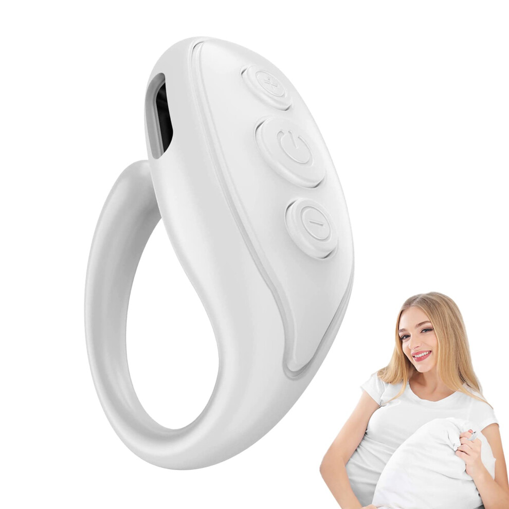 Scroll Remote Photograph Page Turner | Portable Wireless Clicker For Cameras & Tablets | Rechargeable Remote Button White 9426802354751
