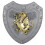 Knight Shield Toy for Children Play Cosplay Protective ABS Silver 1