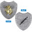 Knight Shield Toy for Children Play Cosplay Protective ABS Silver 5
