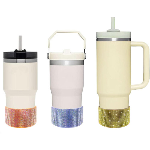 Sparkling Silicone Water Bottle Boot with Shockproof AntiSlip Bottom Protector Sleeve 1