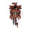 August Hard Cuckoo Clock 5 Leaf 3 Birds 1
