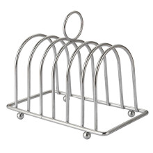 Modern Bread And Toast Organizer for Kitchen Storage, Silver