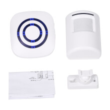 Smart Entry Guardian: Drahtlose Türklingel mit Infrarotsensor für Geschäfts- und Wohnsicherheit, erweiterbares System mit hellen LED-Lichtsignalen