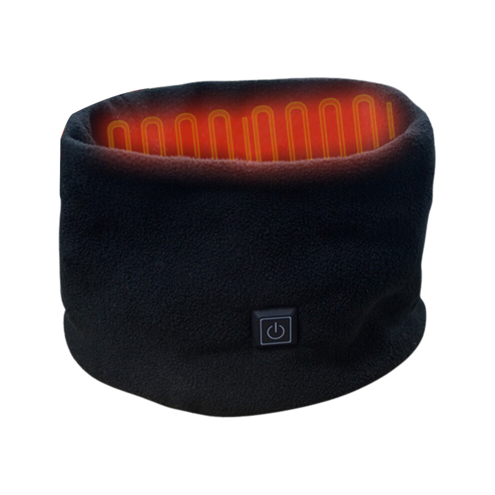 Enhanced Heating Coverage Heated Wrap, Cordless Neck Warmer with Fluffy Cotton for Pain Relief, Temperature Control Heated Scarf for Cold Weather Acti