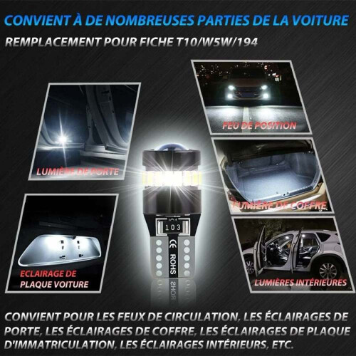Λάμπα LED για το εσωτερικό του αυτοκινήτου, ανώτερη φωτεινότητα, γωνία φωτισμού 360 2