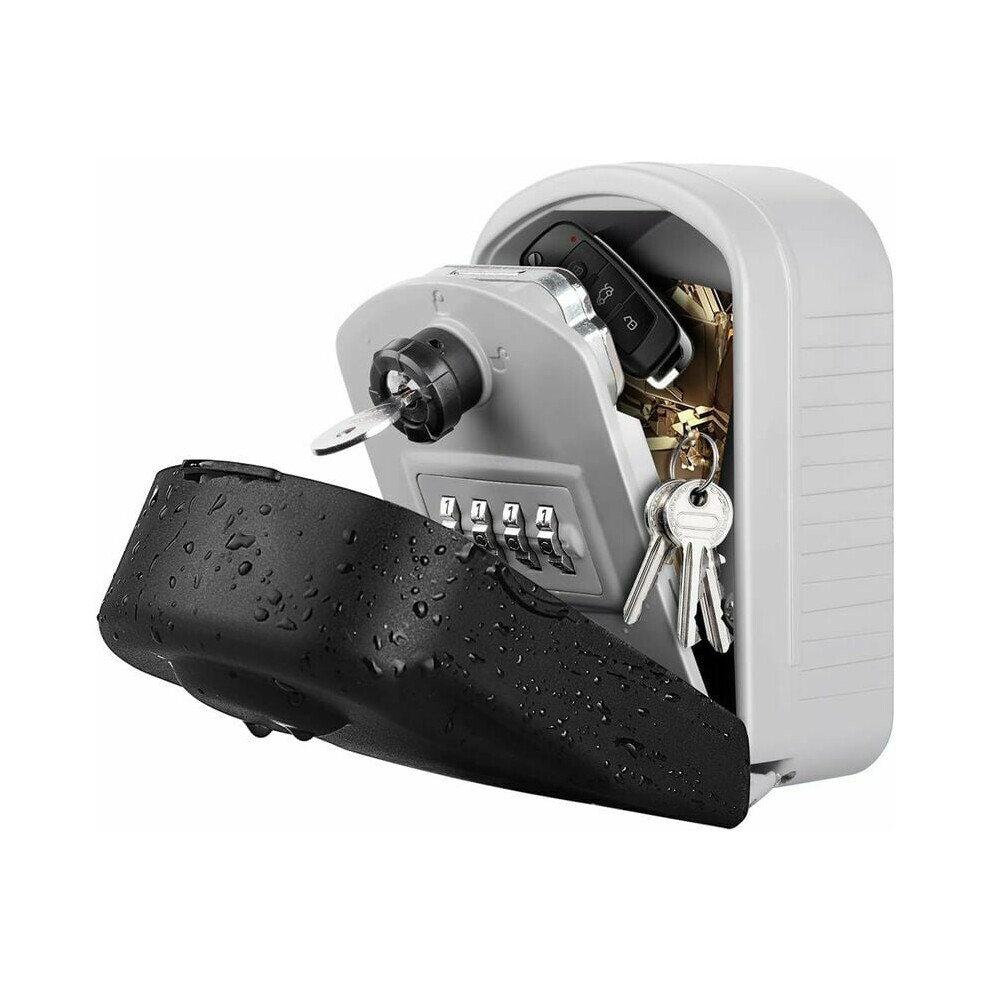 Emergency Key Ready Lockbox, Oversized Sturdy And Durable Storage For Home, Garden & Office Essentials, Resettable Combination & Weatherproof 9148971081985