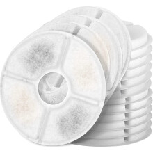 Frischer Trinkbrunnen, Aktivkohlefilter, Ersatzfilter für Haustierbrunnen mit Dreifachfiltrationssystem, fördert die Gesundheit von Haustieren