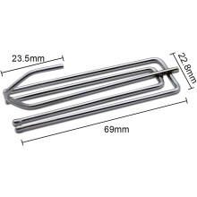 Curtain Stylist's Secret, Pinch Pleat Clips for Elegant Drapes, Easy Installation, Suitable for Heavy Curtains and Door Curtains (Silver Tone,
