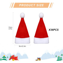Creatieve knutselprojecten: bestekhouders, kerstmutsen voor multifunctioneel gebruik, herbruikbare zachte stoffen tafeldecoraties voor servies.