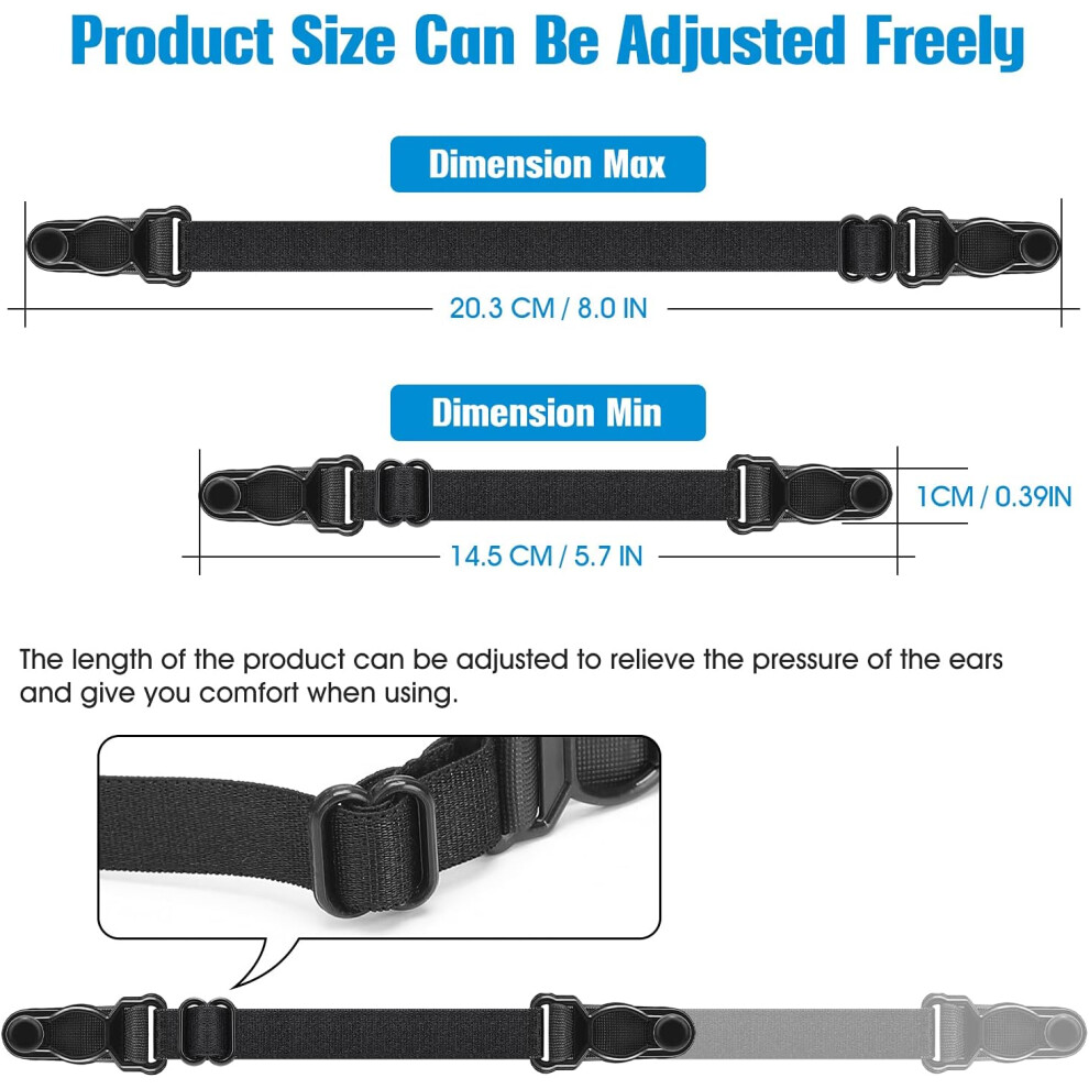 Ear Protectors With Sterile Environmentally Friendly Material, Mask Extender Straps For Universal Application, Non-Slip Design For Optimal Fit (5Pcs) 9128293841535