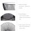 White Round Table For Small Space, Minimalistic Design Easy To Clean 25.5 Cm Upper Diameter 3