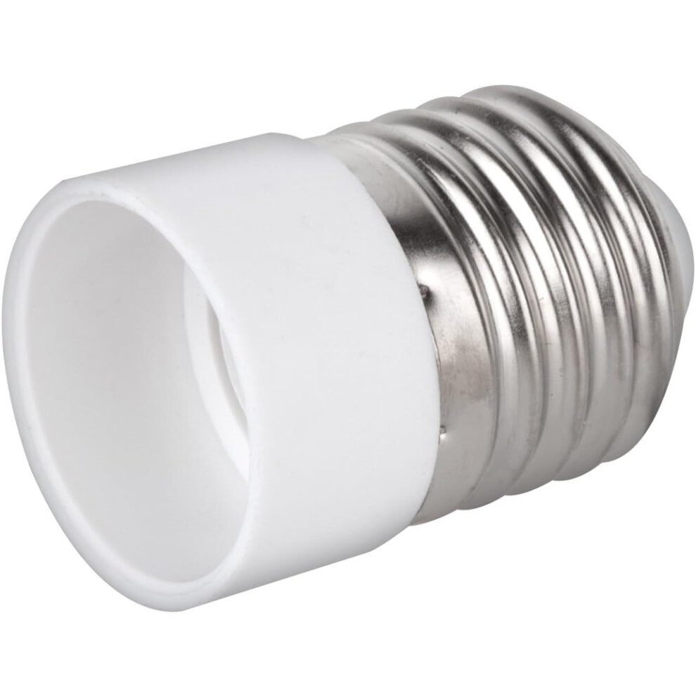 Flame Retardant Pbt Socket Adapter, Converts E27 Socket To E14 Socket With Copper For Enhanced Conductivity, Voltage Compatibility For Commercial And 9048212439677