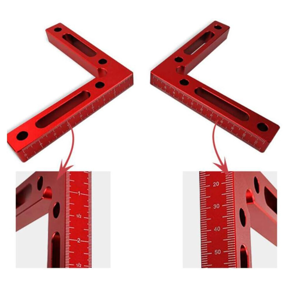 Woodworking Tools Corner Clamping Square, Sturdy And Corrosion-Resistant Aluminum Alloy With Precision 90 Degree Angle For Professional Woodworking 9048212439851