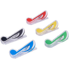 Gadget per feste a tema musicale, clip per note musicali portatili e pratiche, clip in plastica per spartiti musicali facili da usare in classe e a