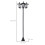 Outsunny Outsunny Outdoor Garden Solar Light with Base Energy-efficient IP44 Dimmable 3