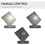 Outsunny Outsunny Outdoor Garden Solar Light with Base Energy-efficient IP44 Dimmable 5