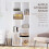 Homcom HOMCOM Multipurpose 8-Grid Bookshelf Decorative Shelf, Bathroom, Kitchen White 4