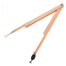 Adjustable beechwood compass for precise circle drawing, ideal as a teaching tool for drawing lessons.