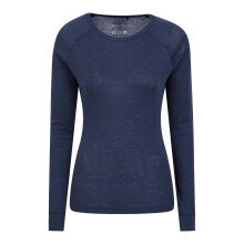 (10 UK, Navy) Mountain Warehouse Womens/Ladies Merino II Thermal Top