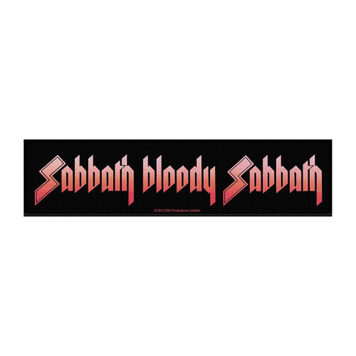 Black Sabbath Bloody Sabbath Strip Patch