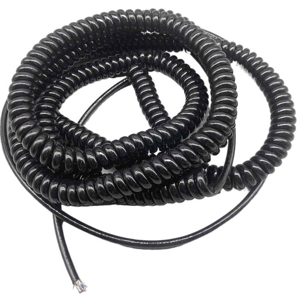 Telescopic Coiled Cable 8 Core 22Awg Spiral Network Cable (Stretch 12M) 9412369248831