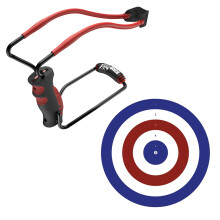 Barnett Black Widow King Rat - slingshot catapult soft grip handle with free 0.38 BB ammo