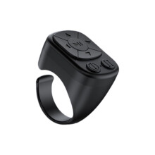 Fingertip Remote Scrolling Bluetooth Controller for TikTok Selfie Shutter Button Photo Page Black One Size