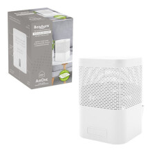 (White) BonAura AirOne Automatic Dehumidifier / No Electricity Needed / 1L Capacity / Pour Spout & Level Indicator