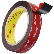 Double Sided Mounting Tape Heavy Duty Waterproof Foam 1 Inch x 16FT for LED Strips and Home Decor