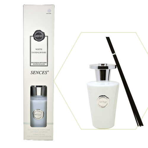 Baltus Reed Diffuser 1000ml Wick Fragrance Scent White Sandalwood Aromatherapy