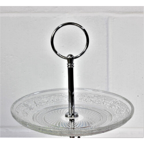 3 Tier Glass Cake Stand Afternoon Tea Wedding Plate Party Tableware Display 2
