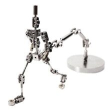 Freeze Frame Animation Kit, Stainless Steel Rigging Bearing Arm with 5 Connectors Used for Signs, Clay Figures, Models etc.